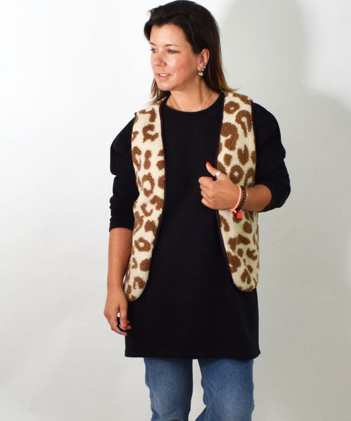 easyVEST leni pepunkt Teddy Leo Creme_Camel 1