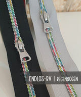 Continuous Zipper | Rainbow | 2 colors