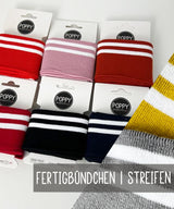 Ready-Made Cuffs | Cuffs | Stripes | 7 Colours