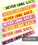 finished plot | NEVER LOOK BACK | 7 colors