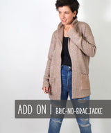 Add a shawl collar to Bric-no-BRAC jacket #119