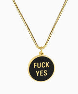 FU** YES Kette GOLD | #17
