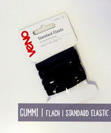 Gummiband | VENO | 5 mm Breite | 025404 | schwarz