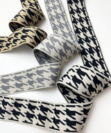Elastic Band | Woven Elastic | Houndstooth | 3 Colours