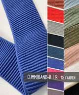 Elastic Band | R I B Elastic | UNI | RIB | 15 Colors