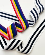 Elastic Band | Woven Elastic | Striped | 3 Colors