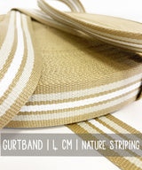 Gurtband | NATURE STRIPING | 4 cm