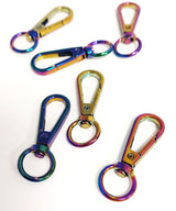 Carabiner | round | 12 mm | Rainbow