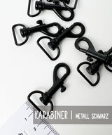 Karabiner | 20 mm | SCHWARZ METALL