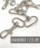 Carabiner | 25 mm | silver