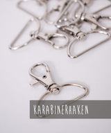 Carabiner | 30 mm | silver