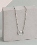 Kette "Karabiner" | Silber | #22