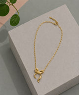 Kette "Schleife" | Gold | #26