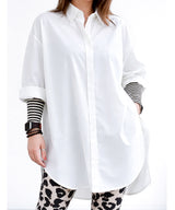 READYtoWEAR | LANGE BW Bluse | offwhite