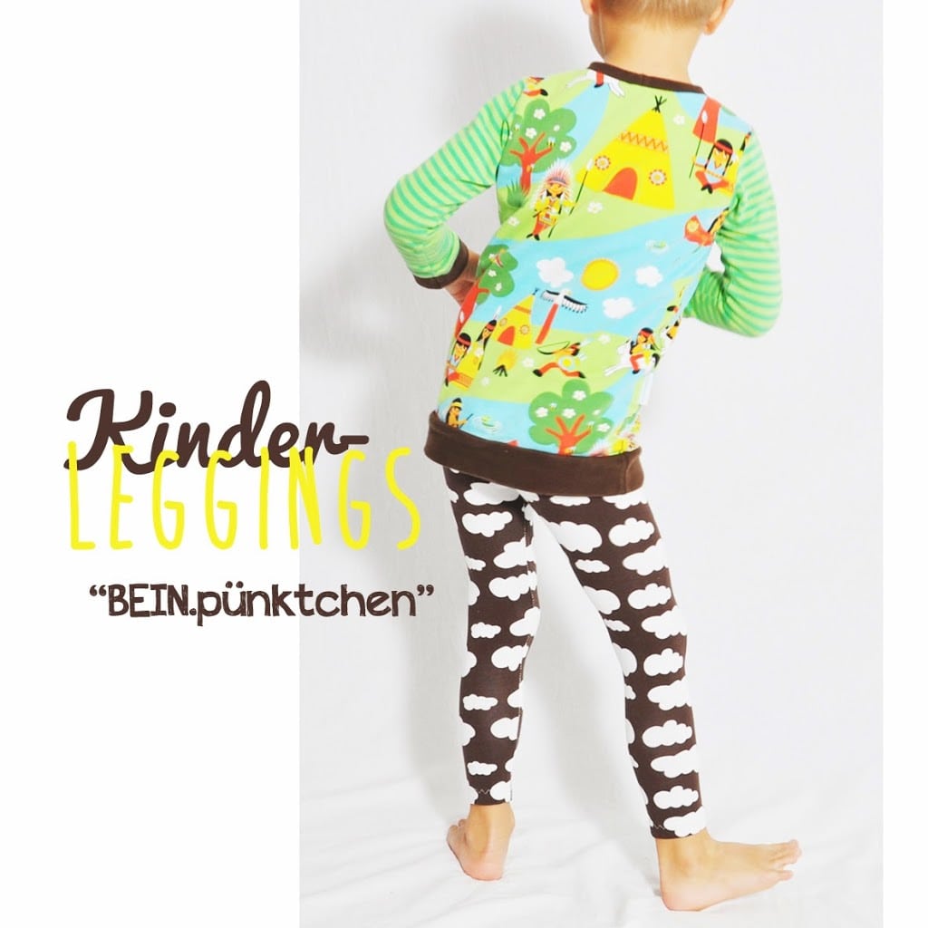 leggings-bein-braun