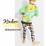 leggings-bein-braun