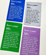 XL Patch | LOVE YOUR LIFE | 4 Farben