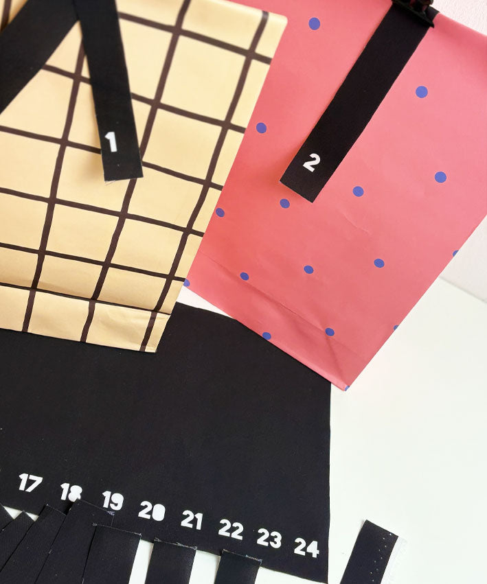 1 Stck. PANEL | Baumwolle | Adventskalenderzahlen
