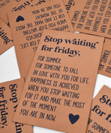 XL Patch | Stop Waiting | 10x15,5 cm