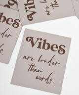 XL Patch | Vibes are louder | 10x12 cm