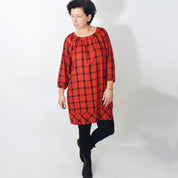 raglankleid-leni-pepunkt-schnittmuster-rot-schwarz-karo-2