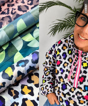 Nylon | water-repellent | 3 designs | leopard and graphic
