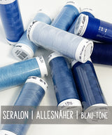SERALON | All-purpose thread | BLUE shades