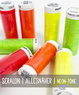 SERALON | Allesnäher-Garn | NEON-Töne