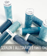 SERALON | Allesnäher-Garn | TÜRKIS-Töne