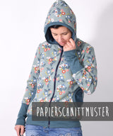 PAPER PATTERN. # 65 SWEAT.jacket with elbow patches