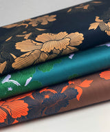 Viscose | woven | Silky Satin Japanese Flower | 3 colors