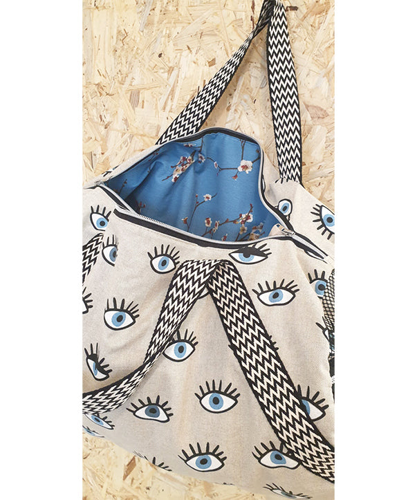 weekendertasche-leni-pepunkt-schnittmuster-materialpaket-augen-canvas-b