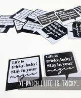 XL Patch | LIFE IS TRICKY |  2 Farben