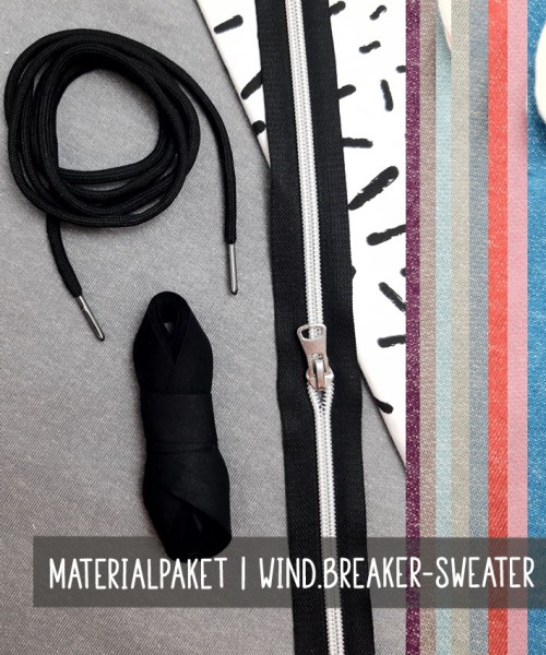 Nähpaket WIND.breaker-SWEATER | KUSCHELSWEAT | 9 Farben