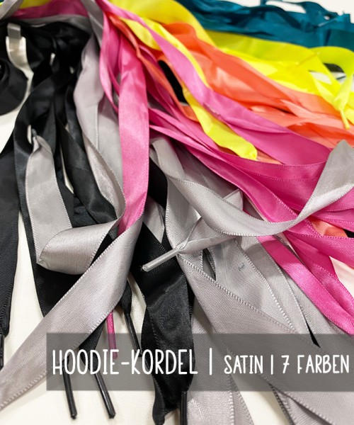 1 Stk. Hoodie-Kordel | SATIN | 7 Farben