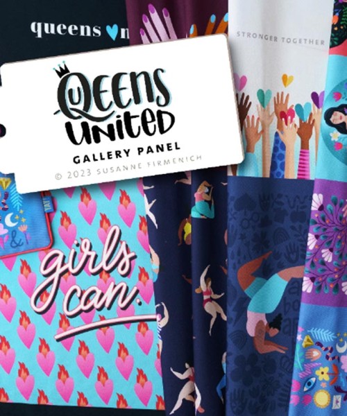 Canvas Panel | QUEENS UNITED | GOTS