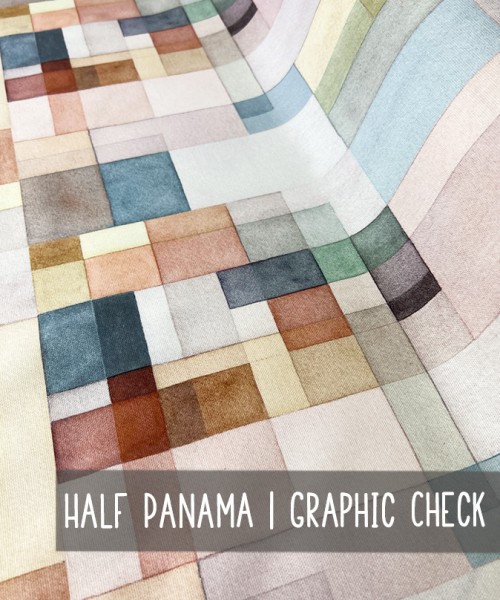 Half Panama | Taschenstoff | GRAPHIC CHECK