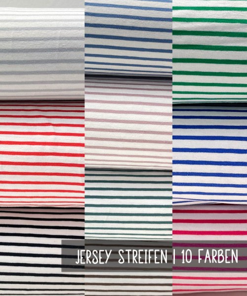 Streifenjersey | 10 Farben