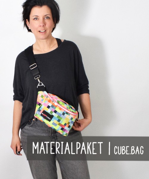 CUBE.bag | Materialpaket | Jacquard DICE | 4 Farben