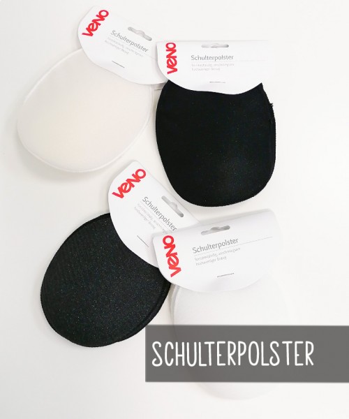 1 Set | Schulterpolster oval | 2 Farben | 2 Größen