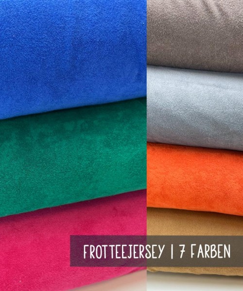 Frotteejersey | Baumwolle | 7 Farben
