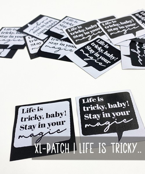 XL Patch | LIFE IS TRICKY | 2 Farben