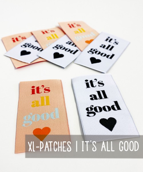 XL Patch | IT´S ALL GOOD | 2 Farben
