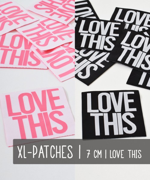 XL Patch | LOVE THIS | 2 Farben