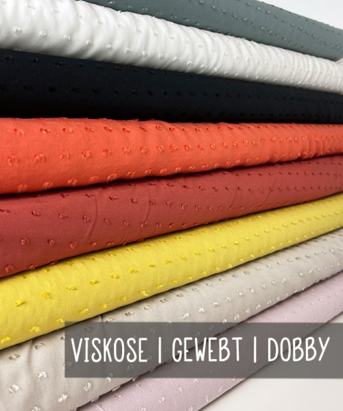 Viskose | gewebt | DOBBY | 8 Farben