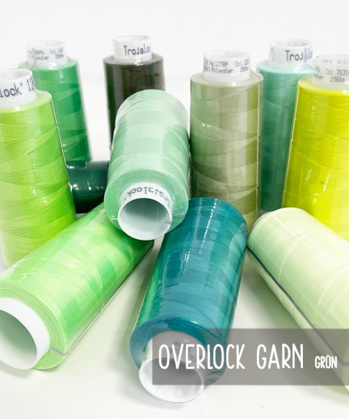 Trojalock | Overlock-Garn | Farbtöne: Grün