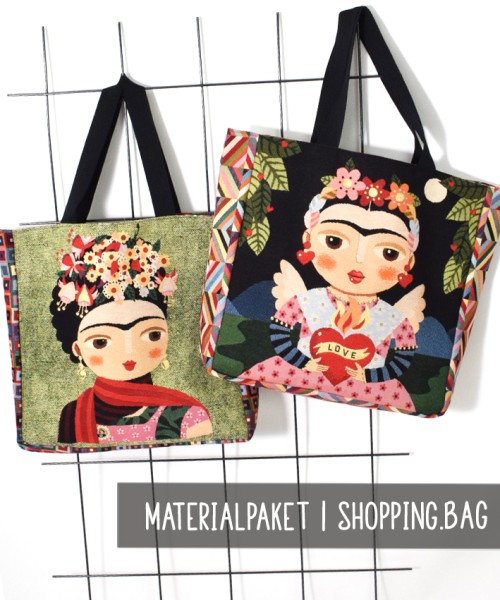 SHOPPING.bag | Materialpaket | FLOWER WoMAN | 2 Varianten
