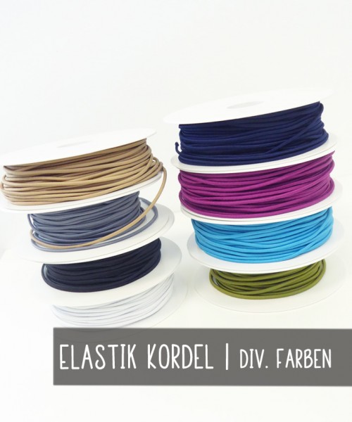 Elastic Kordel 3 mm | 8 Farben