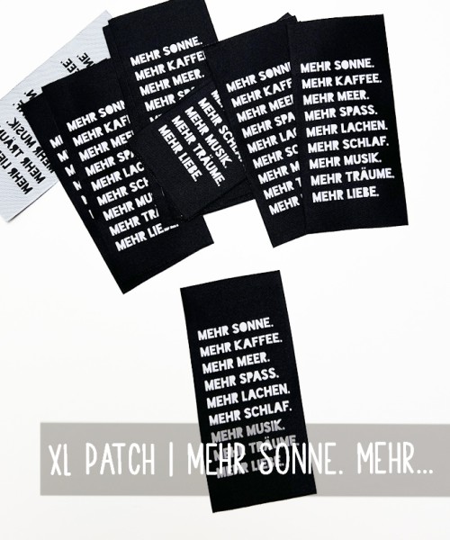 XL Patch | MEHR SONNE. MEHR