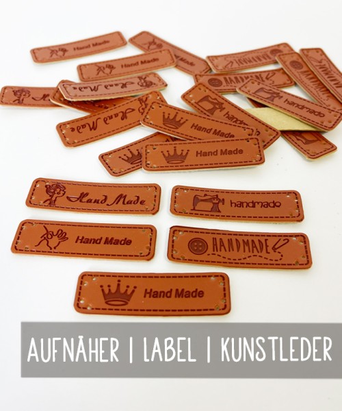 Aufnäher | Label | Kunstleder | 5 Designs